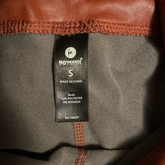 90 Degree By Reflex Rose Small Women Legging High Rise Ankle Length - Picture 2 of 4